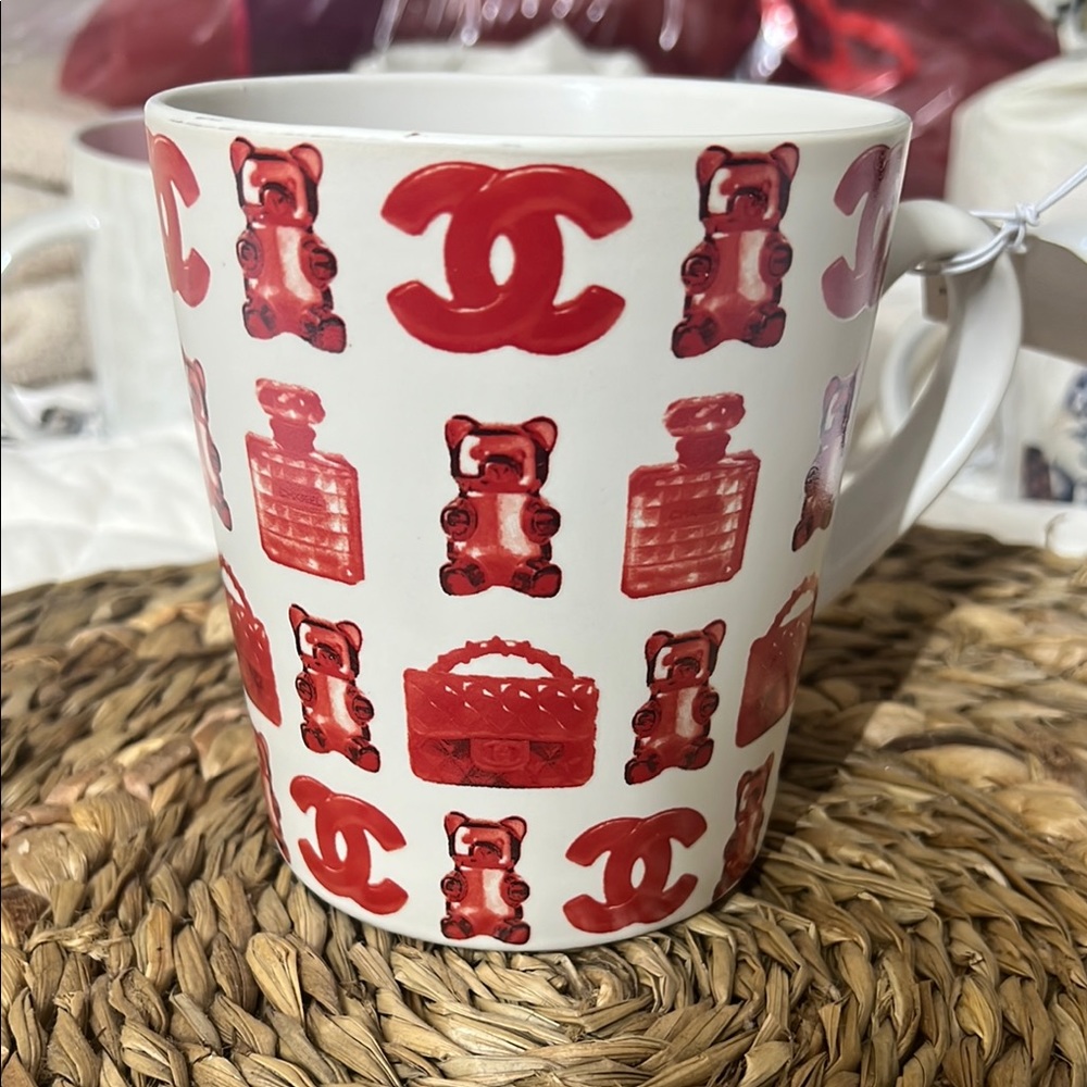 Chanel Red Designer Mug